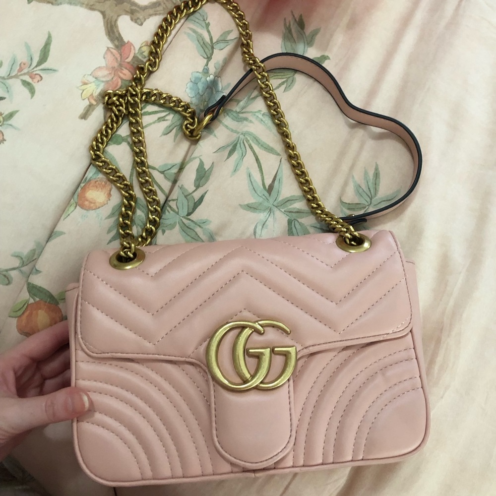 Pink dupe bag